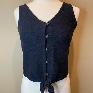 Madewell Tie Front Top